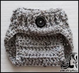 بافتنی و آموزش بافت شورت کودک - Crochet20baby20Diaper 06
