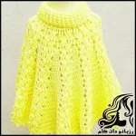 آموزش بافت شنل قلاب بافی دخترانه، گام به گام برای مبتدیان تا حرفه‌ای‌ها - Crochet20cape20for20girls20tutorial 03