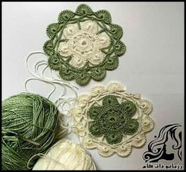 قلاب بافی و آموزش بافت موتیف قلاب بافی - Crochet20motif20weaving20training 01
