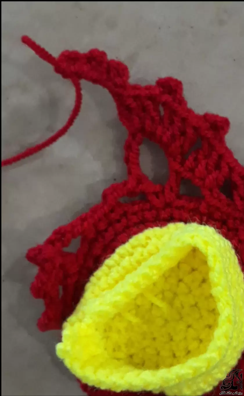 آموزش بافت جاشمعی با قلاب برای سفره هفت‌ سین