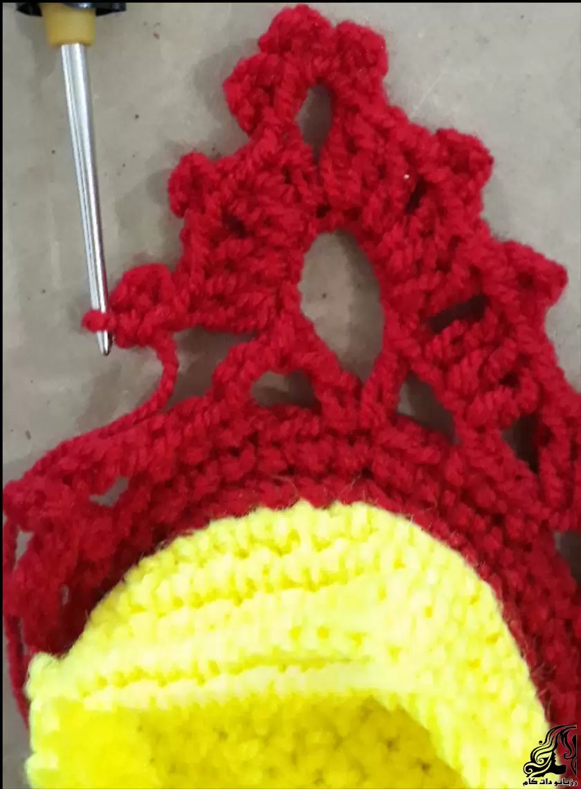 آموزش بافت جاشمعی با قلاب برای سفره هفت‌ سین