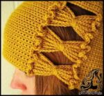بافتنی و آموزش بافت کلاه دخترانه پاپیونی - DIY20Crochet20Girls20bow20hat 01