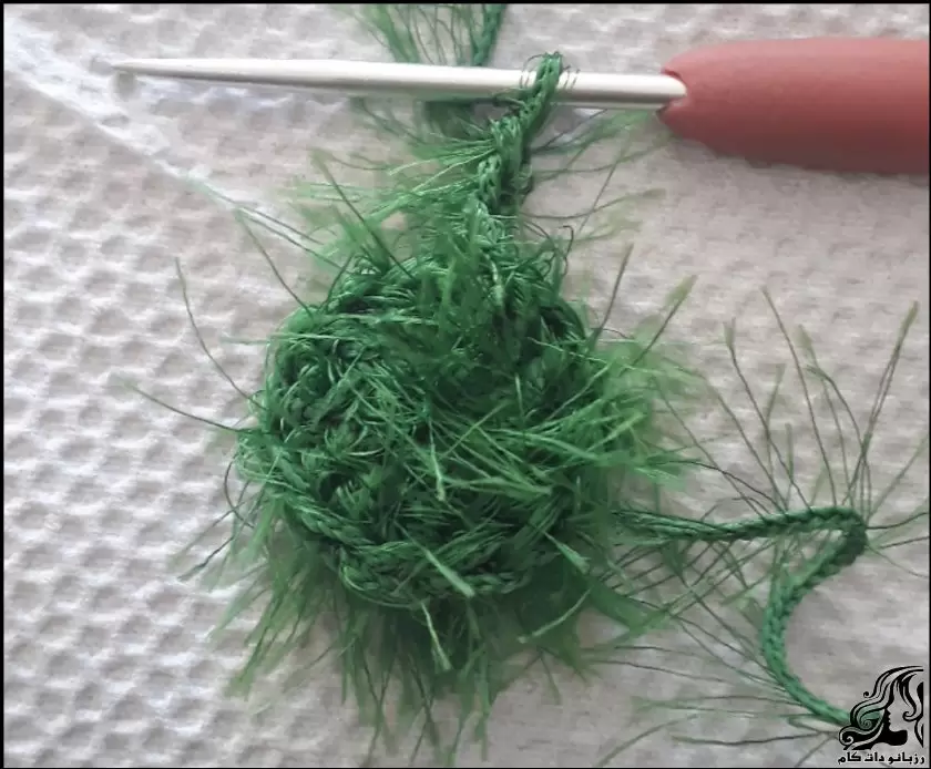 آموزش بافت سبزه عید قلاب بافی ویژه سفره هفت سین