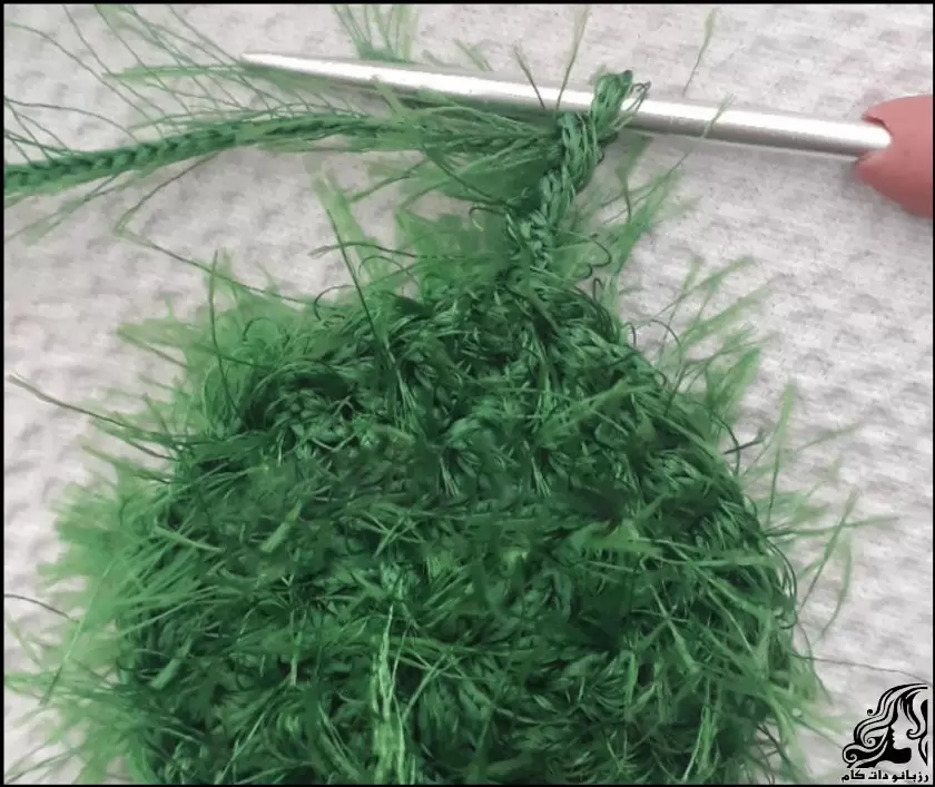 آموزش بافت سبزه عید قلاب بافی ویژه سفره هفت سین