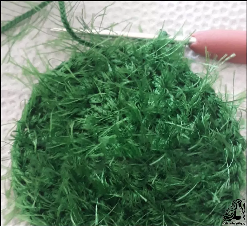 آموزش بافت سبزه عید قلاب بافی ویژه سفره هفت سین