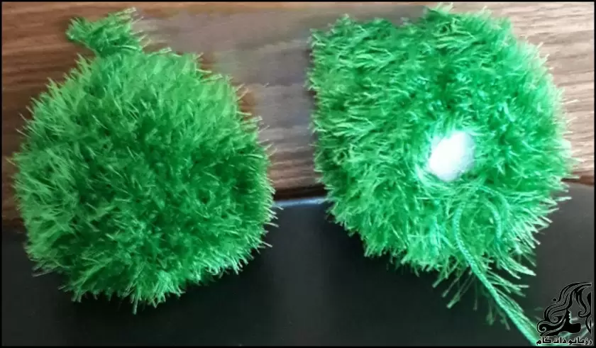 بافت سبزه عید با قلاب برای تزیین سفره نوروزی