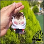 آموزش دوخت عروسک فسقلی جاکلیدی دخترانه + الگو رایگان - DIY20Sock20Doll20Keychain20Cute2020Easy 02