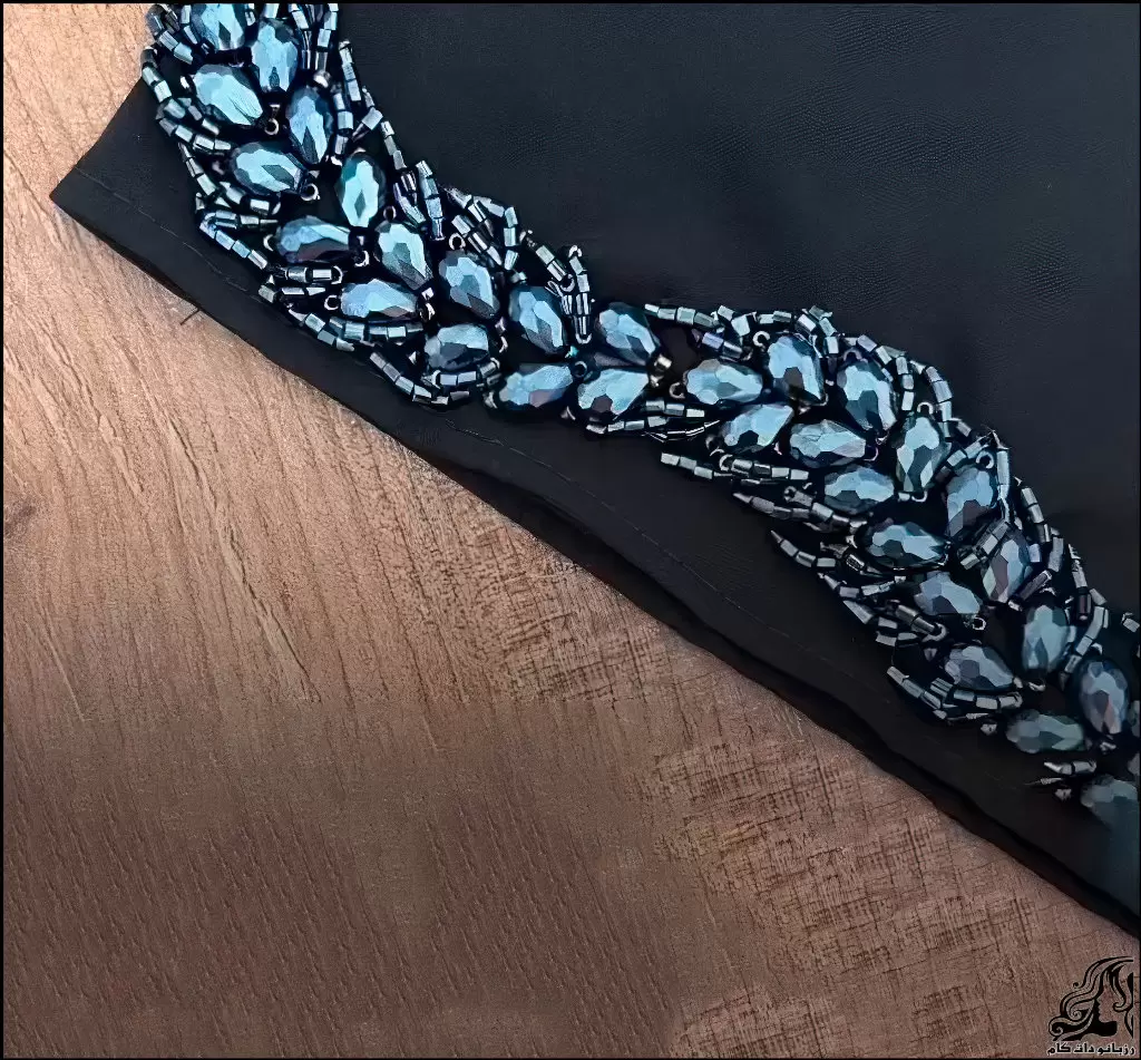 آموزش جواهردوزی خوشه گندم برای تزیین سرآستین عبا