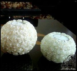 آموزش تصویری ساخت شمع تزئینی - Decorative candles 12 compressor