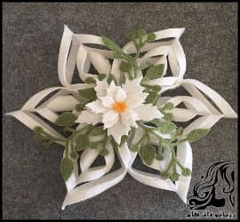 آموزش ساخت گل تزئینی رومیزی - Decorative20flowers20on20table 10
