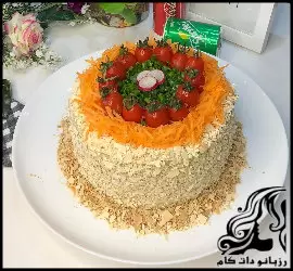 طرز تهیه کیک مرغ خوشمزه و مجلسی - Delicious20chicken20cake20recipe 01