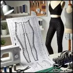 آموزش سریع رسم الگوی شلوار لگ به همراه فیلم - Drawing20a20pants20pattern20tutorial 01
