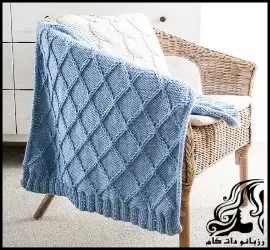 آموزش رایگان بافت طرح لوزی برجسته دومیل - Dumills20embossed20rhombus20design 01