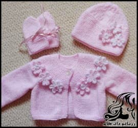 بافتنی و آموزش بافت ژاکت نوزادی دومیل - Duomil20baby20sweater20texture 01
