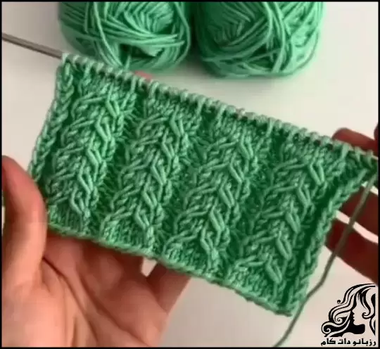 بافت مدل پیچ برجسته قلاب بافی برای کسب درآمد در خانه