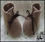 آموزش دوخت کفش نمدی بسیار زیبا برای نوزاد - Felt baby shoes 08 compressor