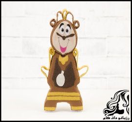 آموزش ساخت ساعت نمدی دکوری - Felt clock 22 compressor