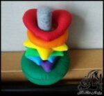 آموزش ساخت حلقه ی هوش نمدی مخصوص بازی کودکان - Felt intelligence ring 07 compressor
