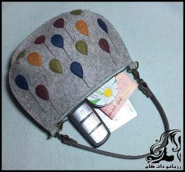 آموزش تصویری ساخت کیف دوشی نمدی - Felt shoulder bag 21 compressor