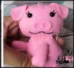 آموزش ساخت عروسک خوک کوچولوی نمدی - Felt20Doll20Little20Pigs 11