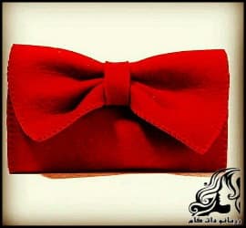 آموزش تصویری دوخت کیف نمدی پاپیون دار - Felt20bag20with20Bow20tie 10