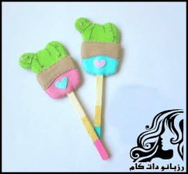 آموزش ساخت گیفت کاکتوس نمدی - Felt20cactus 09