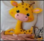 آموزش دوخت عروسک زرافه نمدی به همراه الگو - Felt20giraffe20doll 39