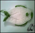 بافتنی و آموزش بافت لیف به شکل ماهی - Fish shaped20leaf20texture 01