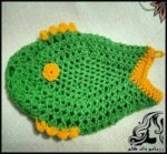 بافتنی و آموزش رایگان بافت لیف به شکل ماهی - Fish shaped20leaf20texture 01 343662