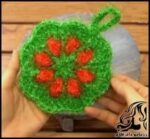 بافتنی و آموزش بافت اسکاج گل - Flower20skein20texture 01