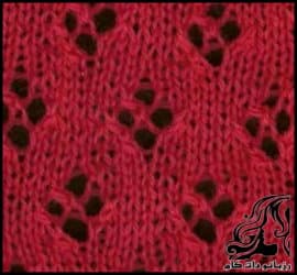 بافتنی و آموزش بافت توری چهار گوشه روزنه - Four20cornered20lace20model 01