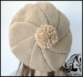 بافتنی و آموزش بافت کلاه فرانسوی به همراه فیلم فارسی - French20hat20texture 03