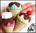 آموزش ساخت آویز بستنی نمدی - Fruit20ice20pendant 11