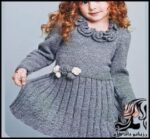 بافتنی و آموزش بافت پیراهن دخترانه شیک و فانتزی - Girls20knit20shirt 01