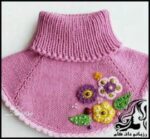 بافتنی و آموزش بافت شنل دخترانه - Girly20cape20texture 01