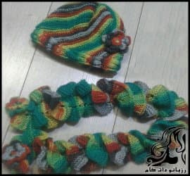 بافتنی و آموزش بافت شالگردن فانتزی دخترانه - Girly20fantasy20scarf 10