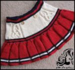 بافتنی و آموزش بافت دامن دخترانه - Girly20skirt20texture 02