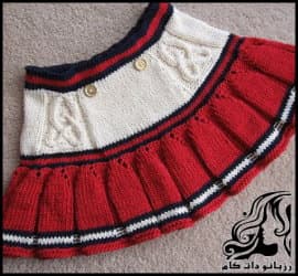 بافتنی و آموزش بافت دامن دخترانه - Girly20skirt20texture 02