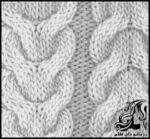 بافتنی و آموزش بافت پیچ گلدونی یا شاخ گوزنی - Goldoni20screw20texture 01