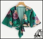خیاطی و آموزش رسم الگو خیاطی کیمونو سبز رنگ - Green20Love20Outfit20Pattern 10