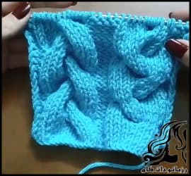 بافتنی و آموزش بافت پیچ گیس بافت به همراه فیلم فارسی - Gysbaf20tissue20model 01