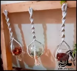 ایده جذاب برای بافت هفت سین مکرومه - Haft20Sin20Makrome20tutorial 01