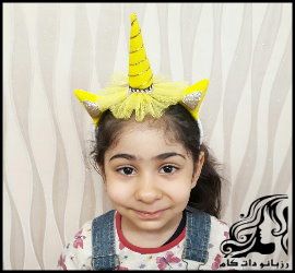 آموزش ساخت تل تک شاخ (یونیکورن) - Hairclips Unicorn 27 compressor