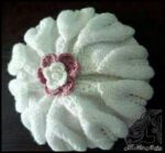 بافتنی و آموزش بافت کلاه مدل دور برگی دو میل - Hat20leaf20model 01