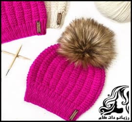 بافتنی و آموزش بافت کلاه با طرح زیبا - Hat20texture20with20beautiful20design 01