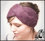 بافتنی و آموزش بافت هدبند باقلوایی و شالگردن باقلوایی - Headband20Ear20Warmer 04