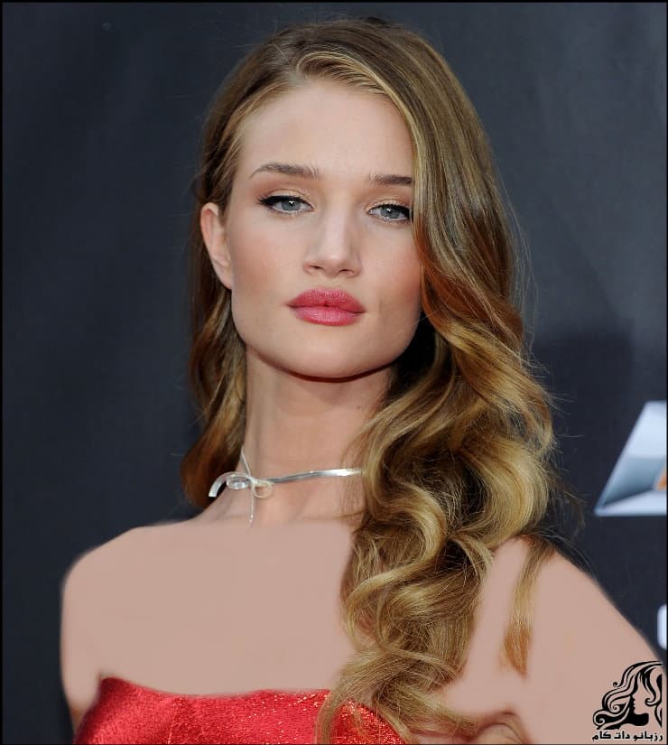 مدل موی زیبای رزی هانتینگتون وایتلی (Rosie Huntington-Whiteley) بازیگر زیبای هالیوود