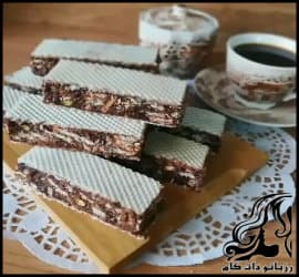 آموزش آشپزی و طرز تهیه ویفر بيسکوئيتی خانگی - Homemade20biscuit20wafer 01