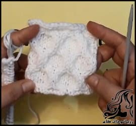 بافتنی و آموزش بافت پیچ کندویی - Honeycomb20screw20tutorial 02