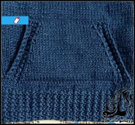 بافتنی و آموزش بافت جیب هودی یا جیب کج راه - Hoody20pocket20texture 01